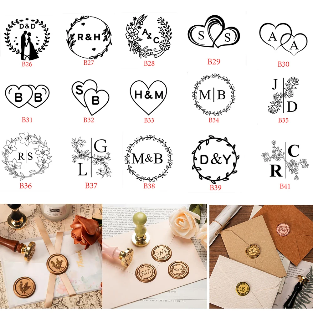 Wax Seal Letter Kit - Özel mühür mumu Damga Seti Çift