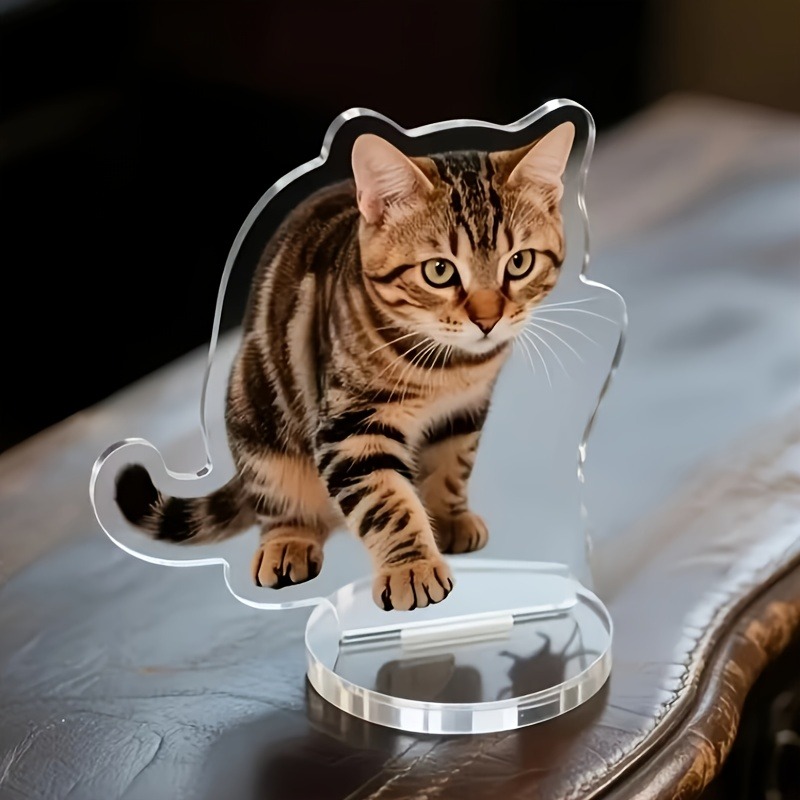 Pet Portrait Custom - Özel Şekilli Evcil Hayvan Akrilik Standı,