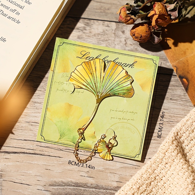 1 adet Vintage yaprak kitap ay - Dried Flower Bookmark incelemesi ve fiyatı