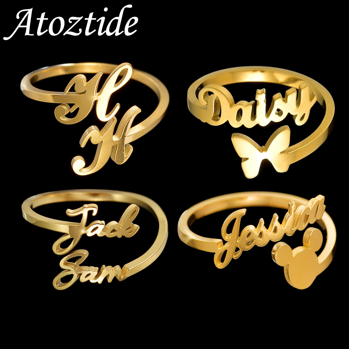 Atoztide kişiselleştirilmiş öz - Initial Ring Custom incelemesi ve fiyatı