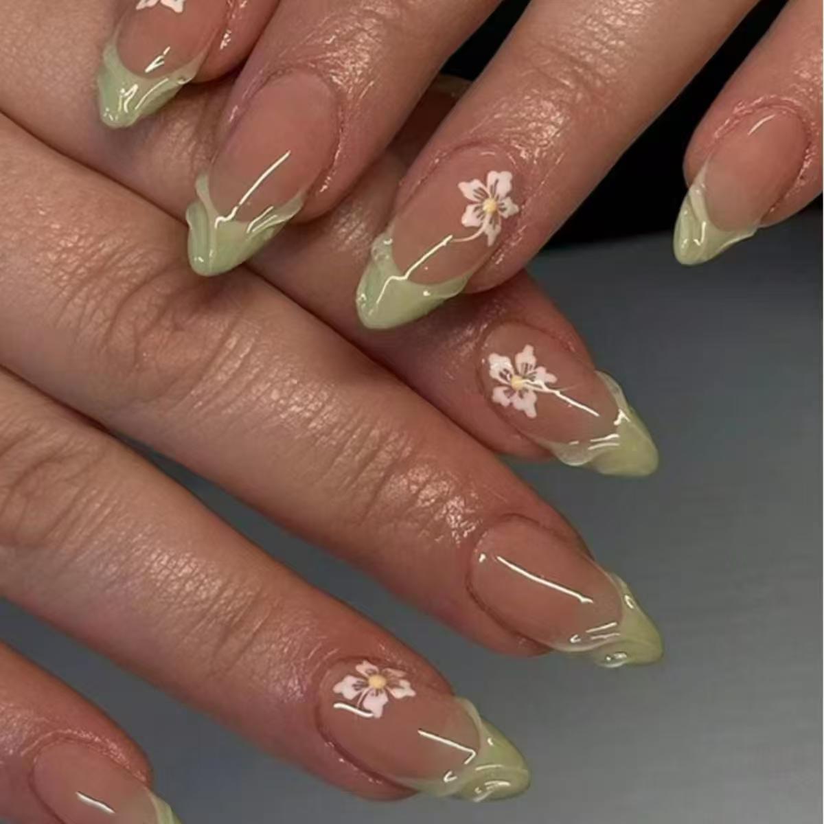 24 adet Basit Yeşil Fransız Sa - Pressed Flower Art incelemesi ve fiyatı