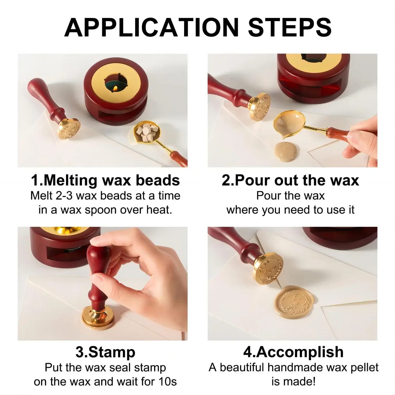 Özel mühür mumu Damga Seti Çif - Wax Seal Letter Kit incelemesi ve fiyatı