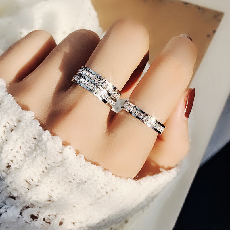 Lüks Gül Altın Renk Tek, Çift  - Initial Ring Custom incelemesi ve fiyatı