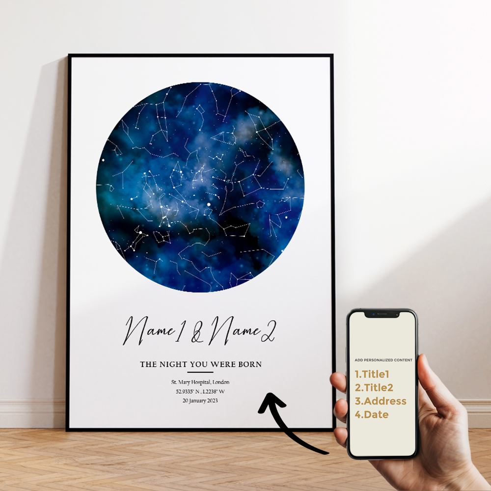 Modern Özel Kişiselleştirilmiş - Custom Night Sky incelemesi ve fiyatı