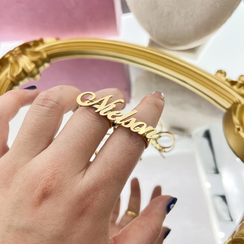 Özelleştirilebilir Paslanmaz Ç - Initial Ring Custom incelemesi ve fiyatı